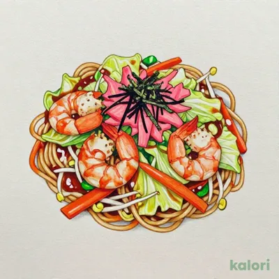Shrimp Yakisoba