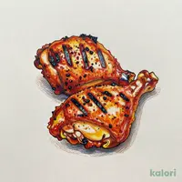国産鶏のケイジャングリルチキン 2ピース