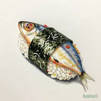 いわしのガリ巻き
