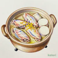 鶏手羽と里芋のゆず塩田舎鍋
