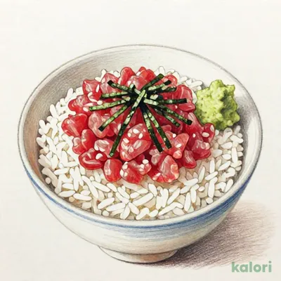 まぐろ叩き丼