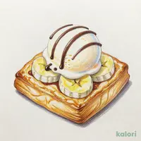 ハニーばななパイ ～バニラアイスチョコ掛け～