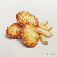 揚物2種とポテトフライ