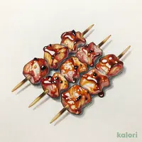 本日の7種串焼盛り合せ たれ