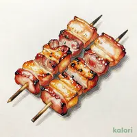豚ばら串 塩（２本）