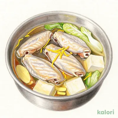 鶏手羽の柚子塩生姜鍋