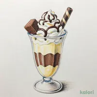 チョコレートパフェ