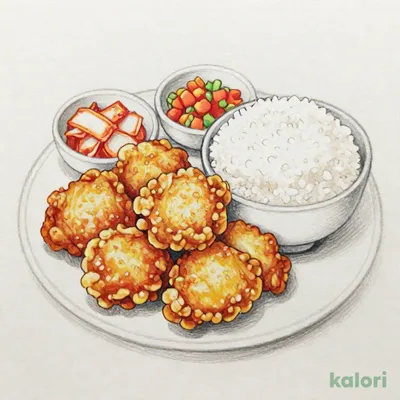 プレーン（チキンパ定食）