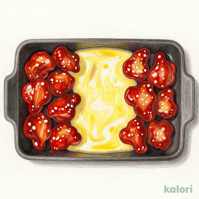 ヤンニョムチキン＆２種類のとろけるチーズ（プレミアムチーズタッカルビ定食）