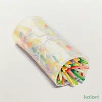 彩りナムルの生春巻き