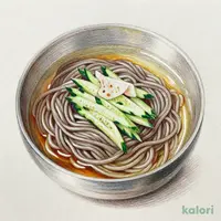 水キムチの冷麺（ハーフサイズ）（スープグレードアップ）