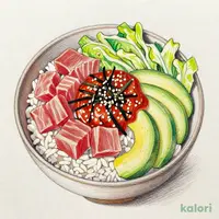 鮪とアボカドの海鮮ユッケビビンバ