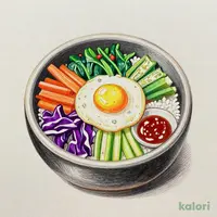 VEGEGO特製 8種野菜ナムルの彩り石焼きビビンバ