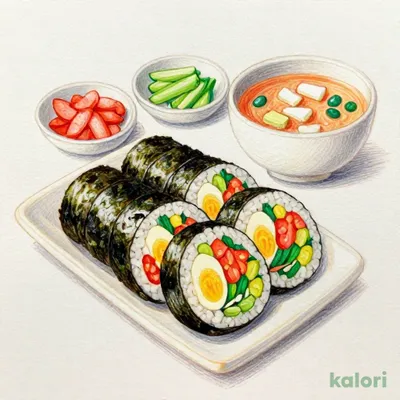 VEGEGO特製野菜キンパ定食