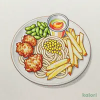 お子様うどんプレート