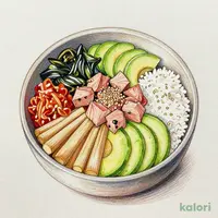 コチュジャン香るマグロアボカドビビンバ