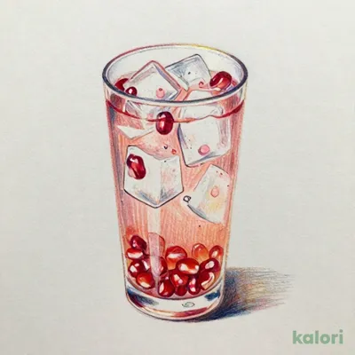 ザクロ酢サワー