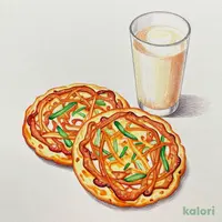 ハーフチヂミ・ドリンクセット（2枚）