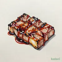 上カルビのたれ焼き肉