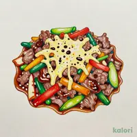 彩り野菜のプルコギ＆２種類のとろけるチーズ