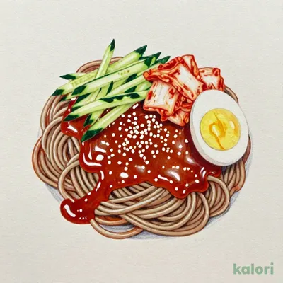 汁なし旨辛ビビン麺