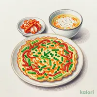 海鮮チヂミ＆ナムル定食