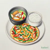 海鮮チヂミ&自家製サムゲタン定食