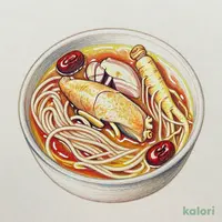 滋養スープの参鶏湯麺