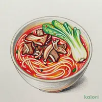 牛カルビのユッケジャン麺定食