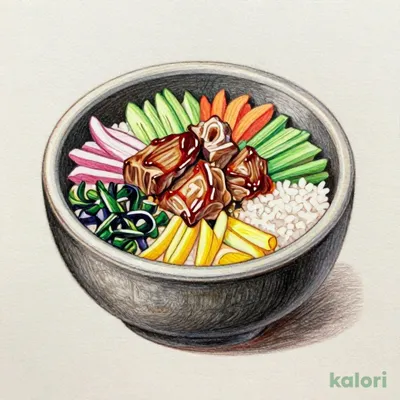 牛カルビ石焼きビビンバ