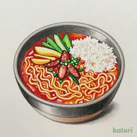 究極のうま辛チゲラーメン定食