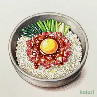 肉刺し 自家製だれ ユッケビビンバ