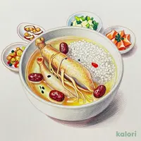 自家製サムゲタン定食