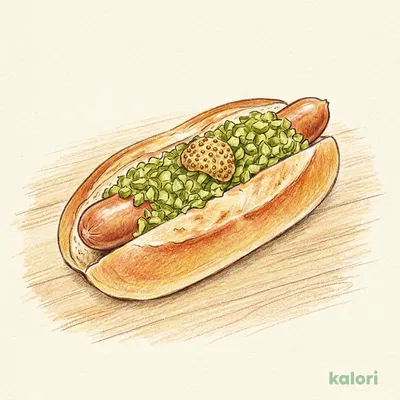 Freshly Baked Dog (With Plenty of Pickles)