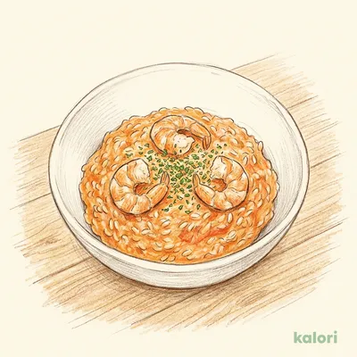 海老のトマトクリームリゾット