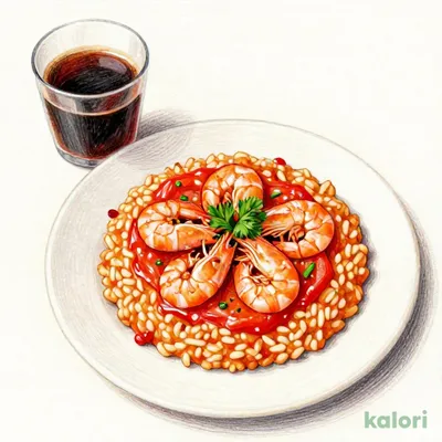 Shrimp Tomato Cream Risotto Set