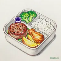 キッズ手ごねハンバーグ弁当