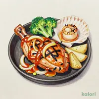 グリルチキン＆ホタテグリル