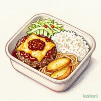 チリチーズ手ごねハンバーグ弁当150g