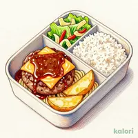 チーズ手ごねハンバーグ弁当150g