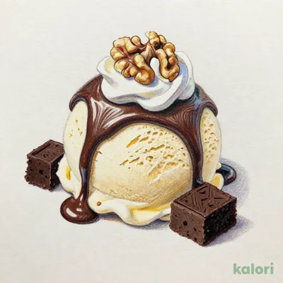 ブラウニーチョコファッジサンデー