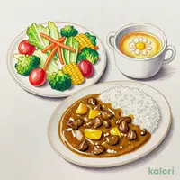 プレミアムセットサラダバー、スープバー、ライスバー、カレーバー