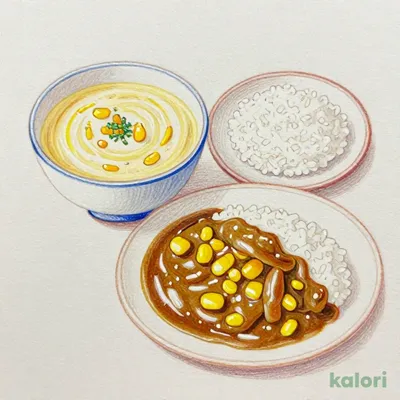 ランチレギュラーセットスープバー、カレーバー、ライスバー