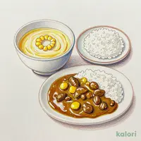 レギュラーセットスープバー、ライスバー、カレーバー