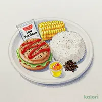 低アレルゲンおこさまハンバーグドリンクバー付