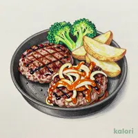 大俵ハンバーグ&手ごねハンバーグ100g