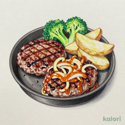 大俵ハンバーグ＆手ごねハンバーグ100g