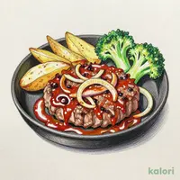 Hand-Kneaded Hamburger Steak, 300g