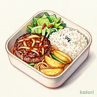 Hand-Kneaded Hamburg Steak Bento (150g)