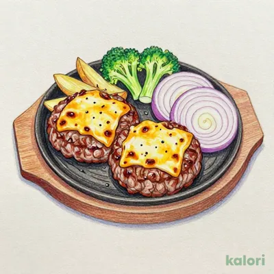 炙りチーズ大俵ハンバーグ